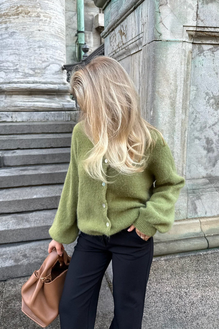 Forudbestilling - BYIC - Idaic Cardigan 5219 - Olive Cardigans