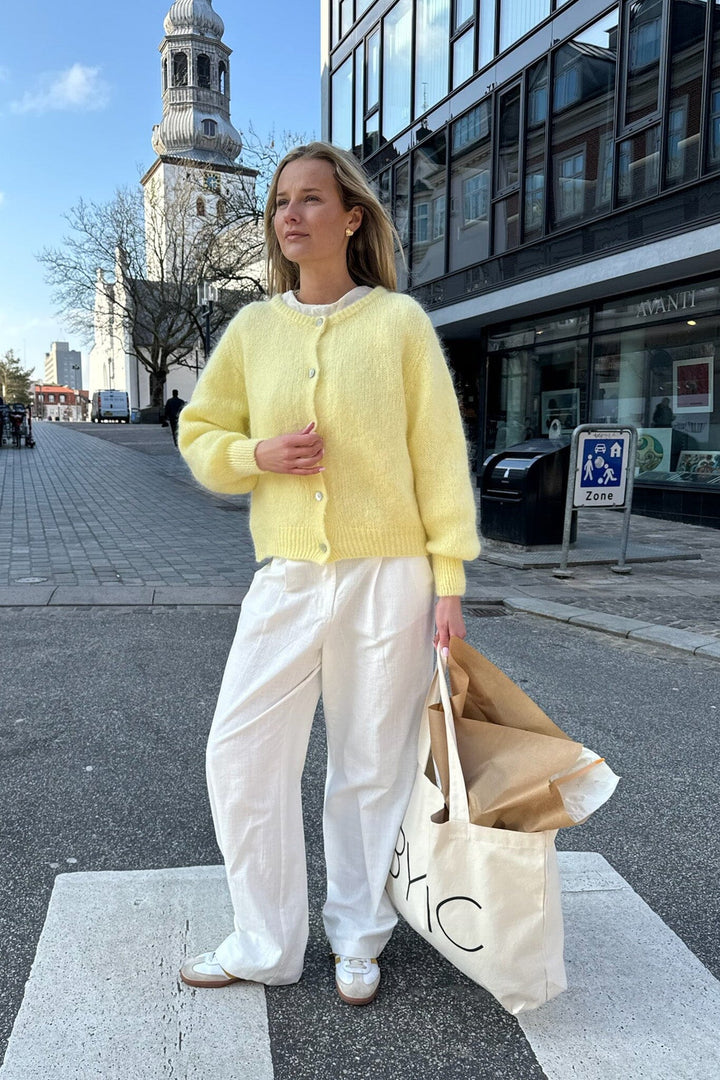 Forudbestilling - BYIC - Idaic Cardigan - yellow Yellow Cardigans