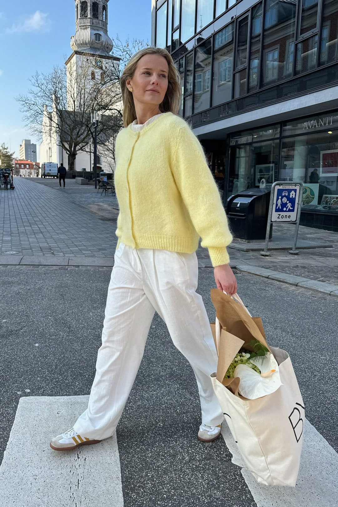Forudbestilling - BYIC - Idaic Cardigan - yellow Yellow Cardigans