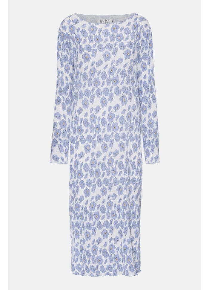 Forudbestilling - BYIC - Odaic Dress - bdf Blue Dazzling Flower Kjoler