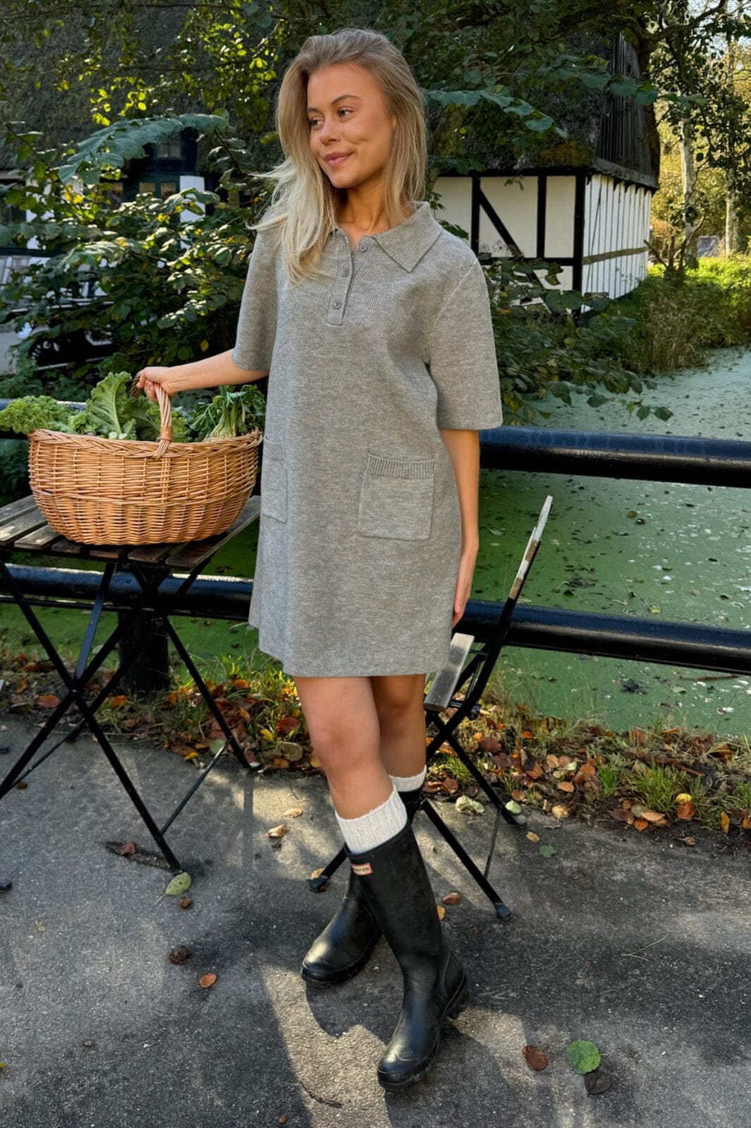 Forudbestilling - BYIC - Sific Knit Dress H097-3 - Grey Grey Kjoler