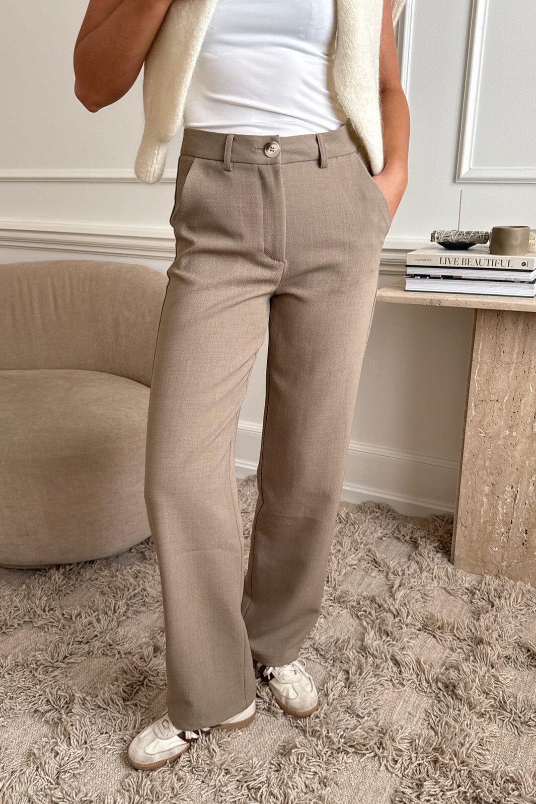 BYIC - Signatureic Pants A23778 - Light Brown