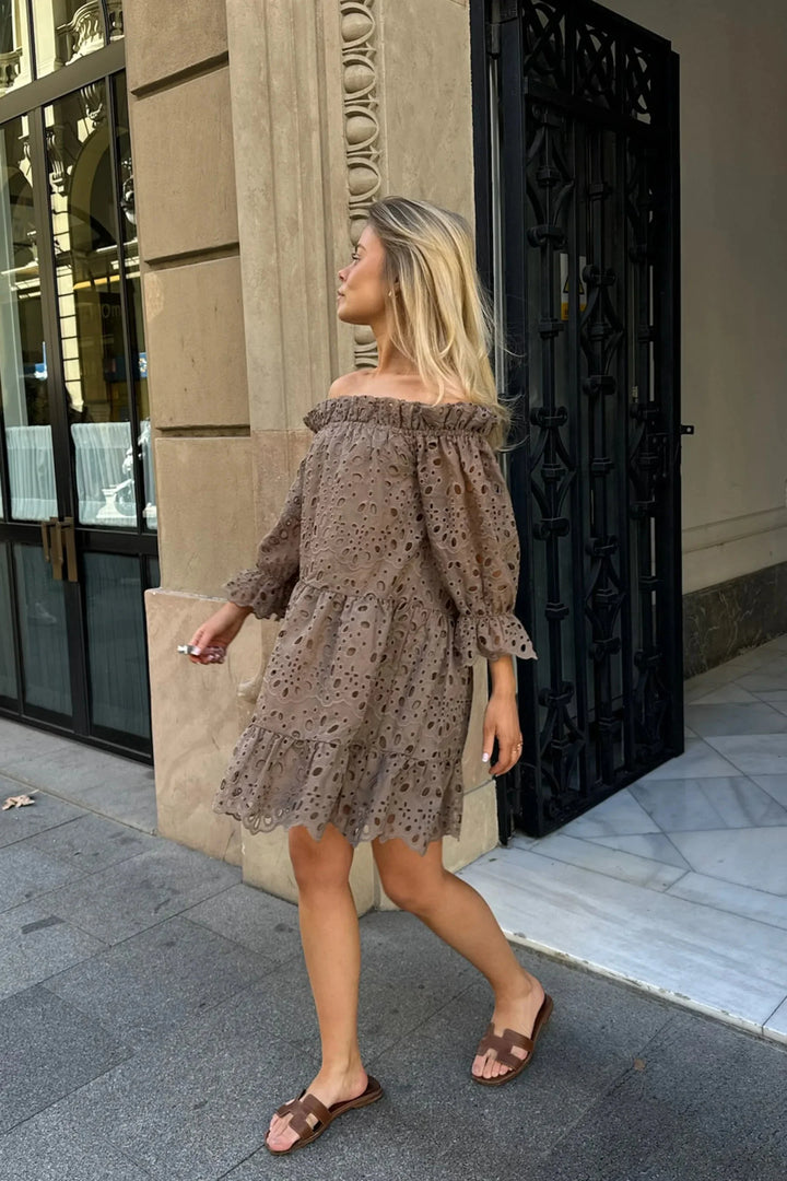 Forudbestilling - BYIC - Sigridic Dress - mocca Mocca Kjoler