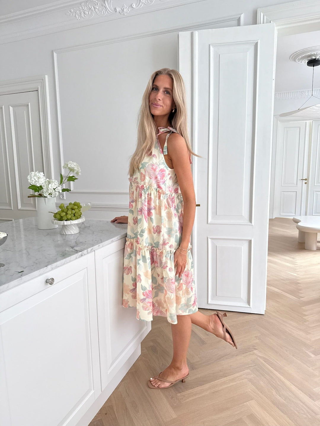 Forudbestilling - BYIC x Molly&My - Abbiic Dress A23893 - Pastel Garden Kjoler