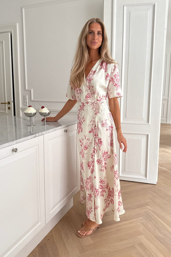 Forudbestilling - BYIC x Molly&My - Yrsaic Maxi Dress A23849 - Vintage Rose Kjoler