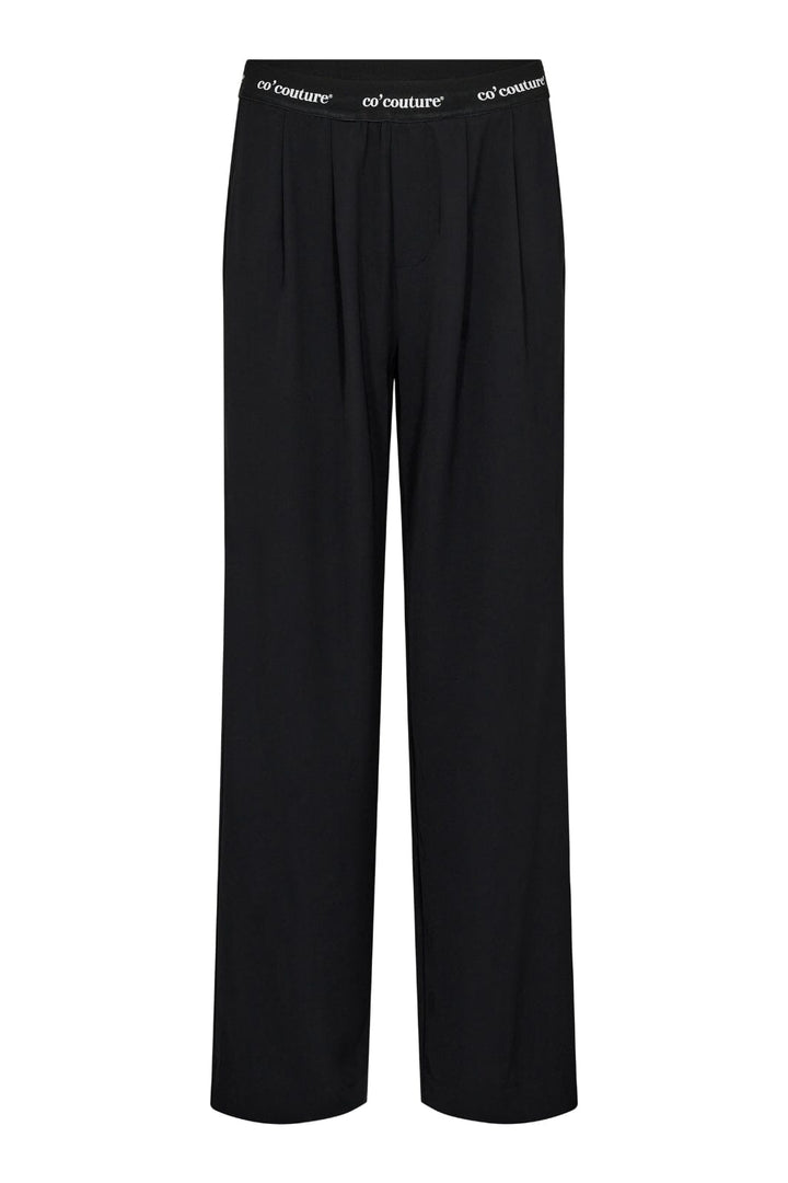 Forudbestilling - Co´couture - Aminacc Logo Pant - 96 Black Bukser