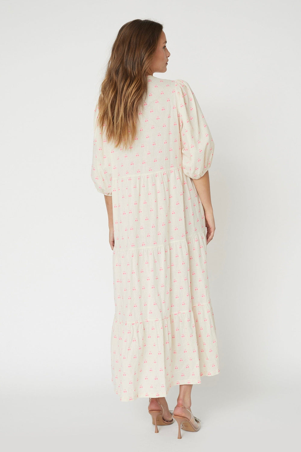 Forudbestilling - Co´Couture - Cherrycc Floor Dress 96525 - 263 - Neon Pink Kjoler