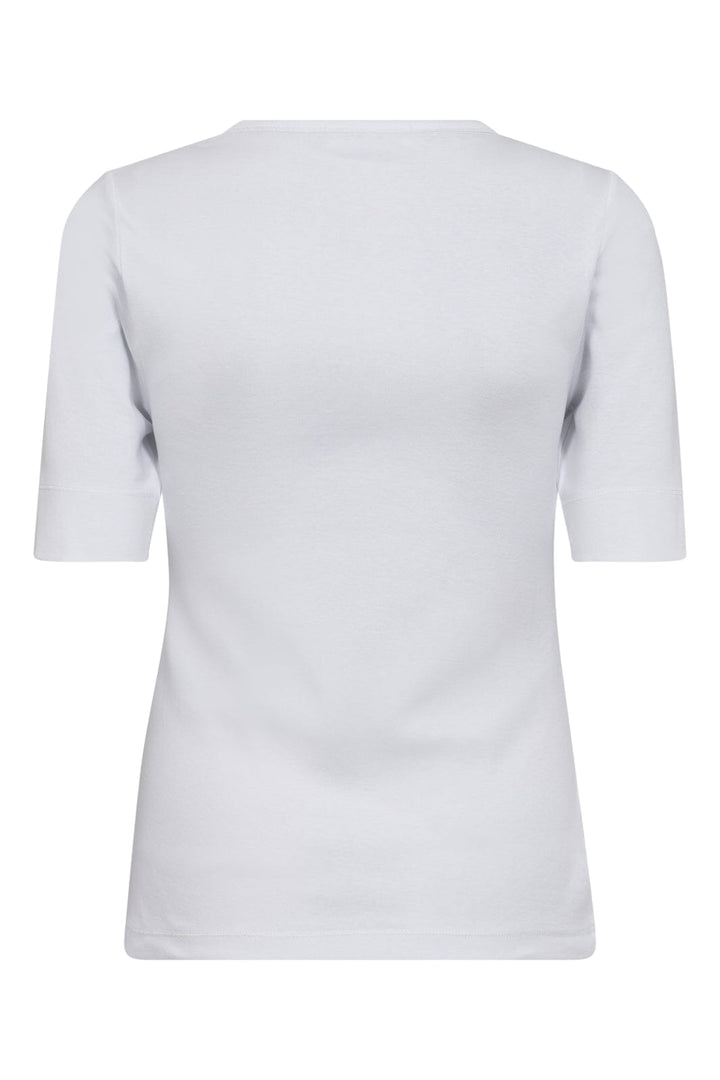 Forudbestilling - Co´Couture - Grannycc Embroidery Ss Tee 33166 - 11 - Off White