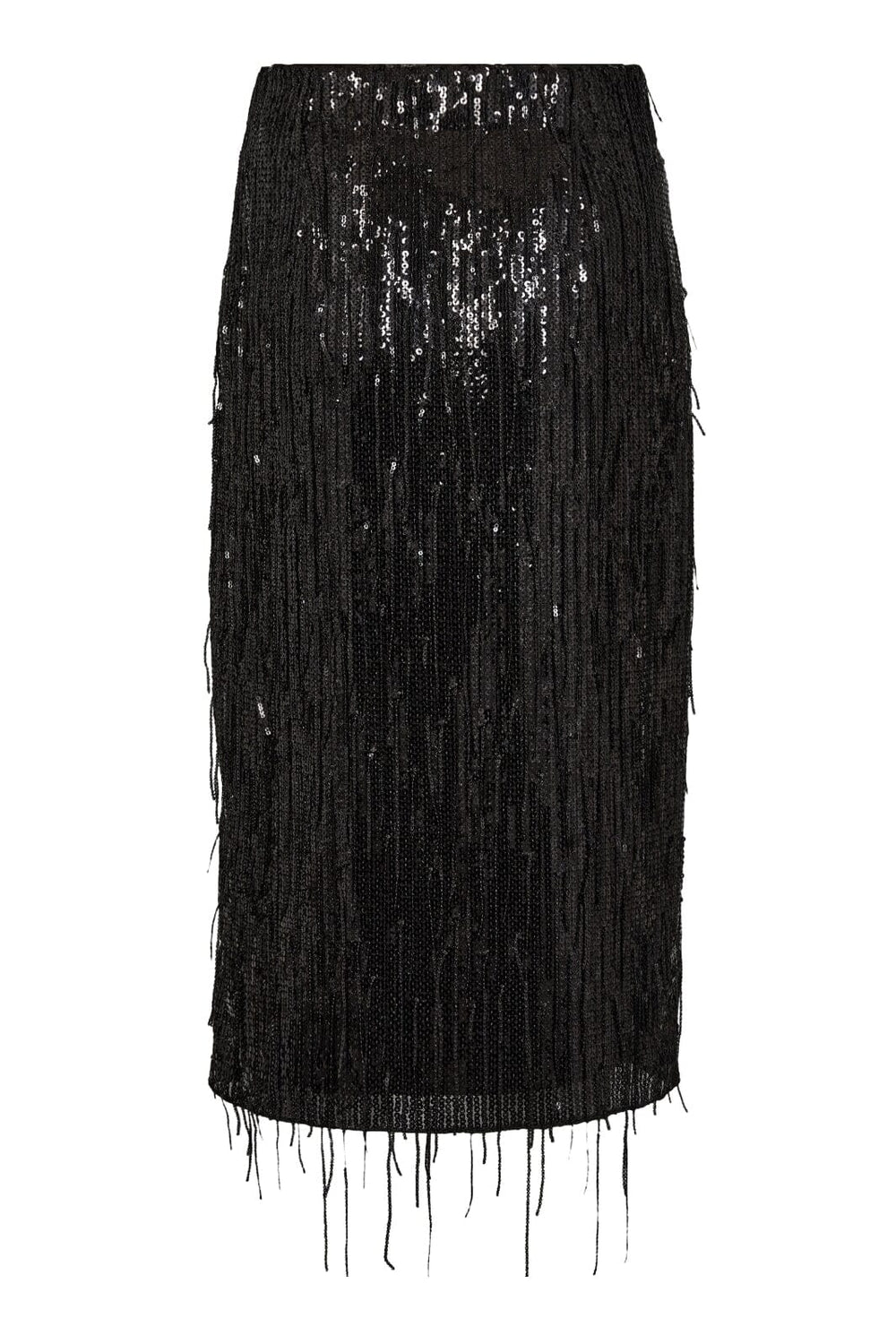 Forudbestilling - Co´Couture - Maddoxcc Sequin Pencil Skirt 34171 - 96 Black Nederdele