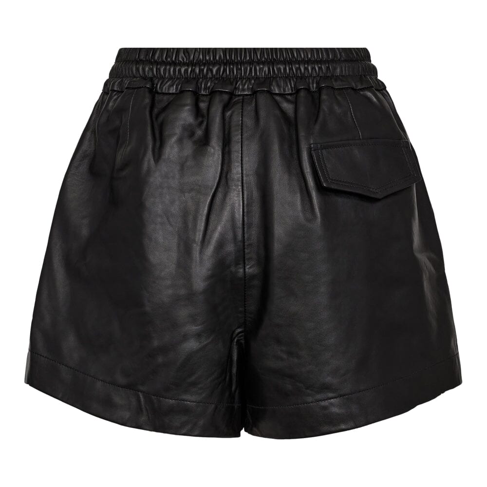 Forudbestilling - Co´couture - New Phoebecc Leather Shorts 31259 - 96 Black Shorts