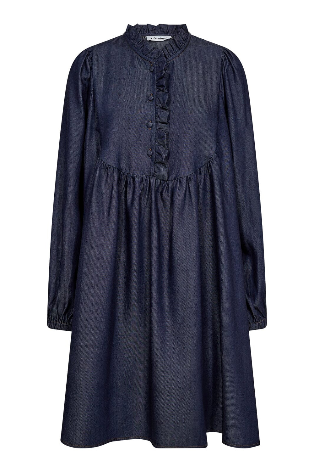 Forudbestilling - Co´couture - Tituscc Denim Dress 36300 - 555 Dark Denim Kjoler