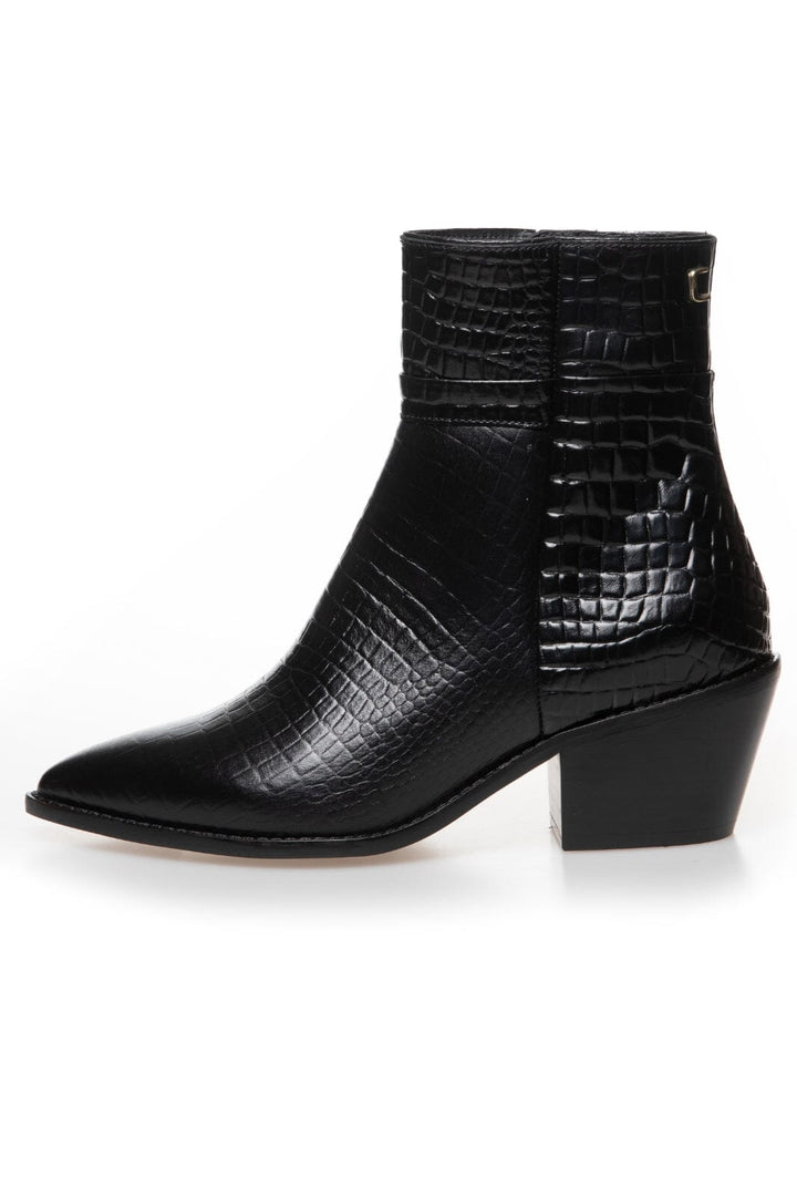 Forudbestilling - Copenhagen Shoes - Divided Low - 0001 Black Støvler