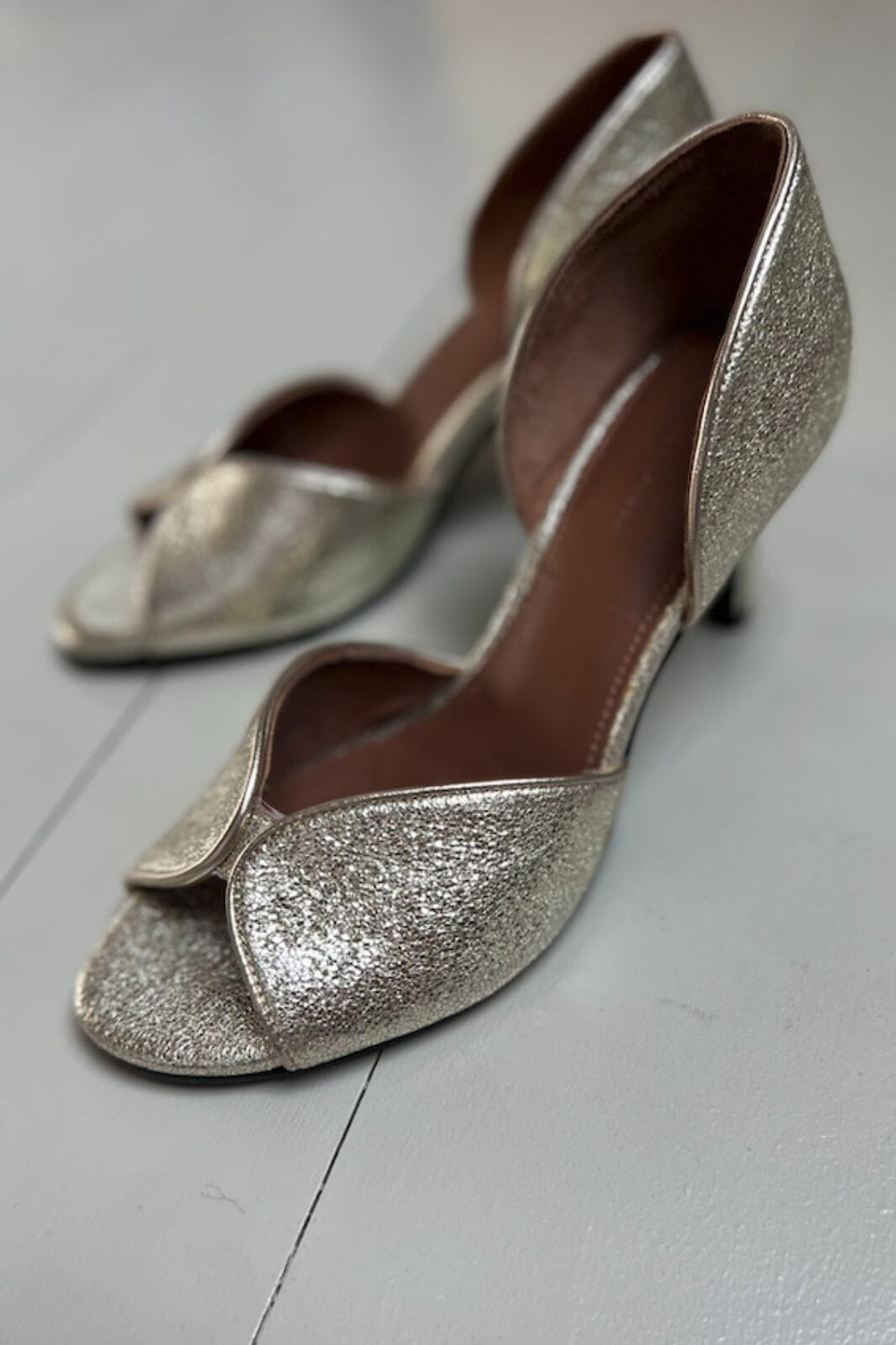 Forudbestilling - Copenhagen Shoes - Love And Peace - 371 Platino (April/Maj) Stiletter