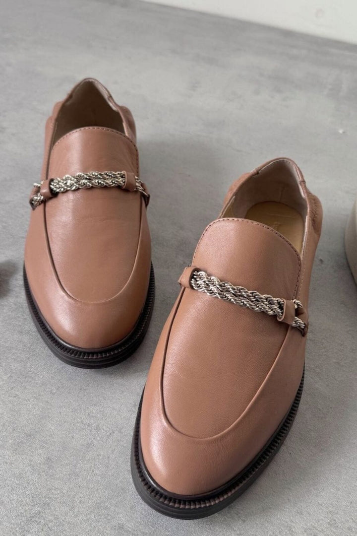 Forudbestilling - Copenhagen Shoes - Love And Walk - 0133 Cappuccino Loafers