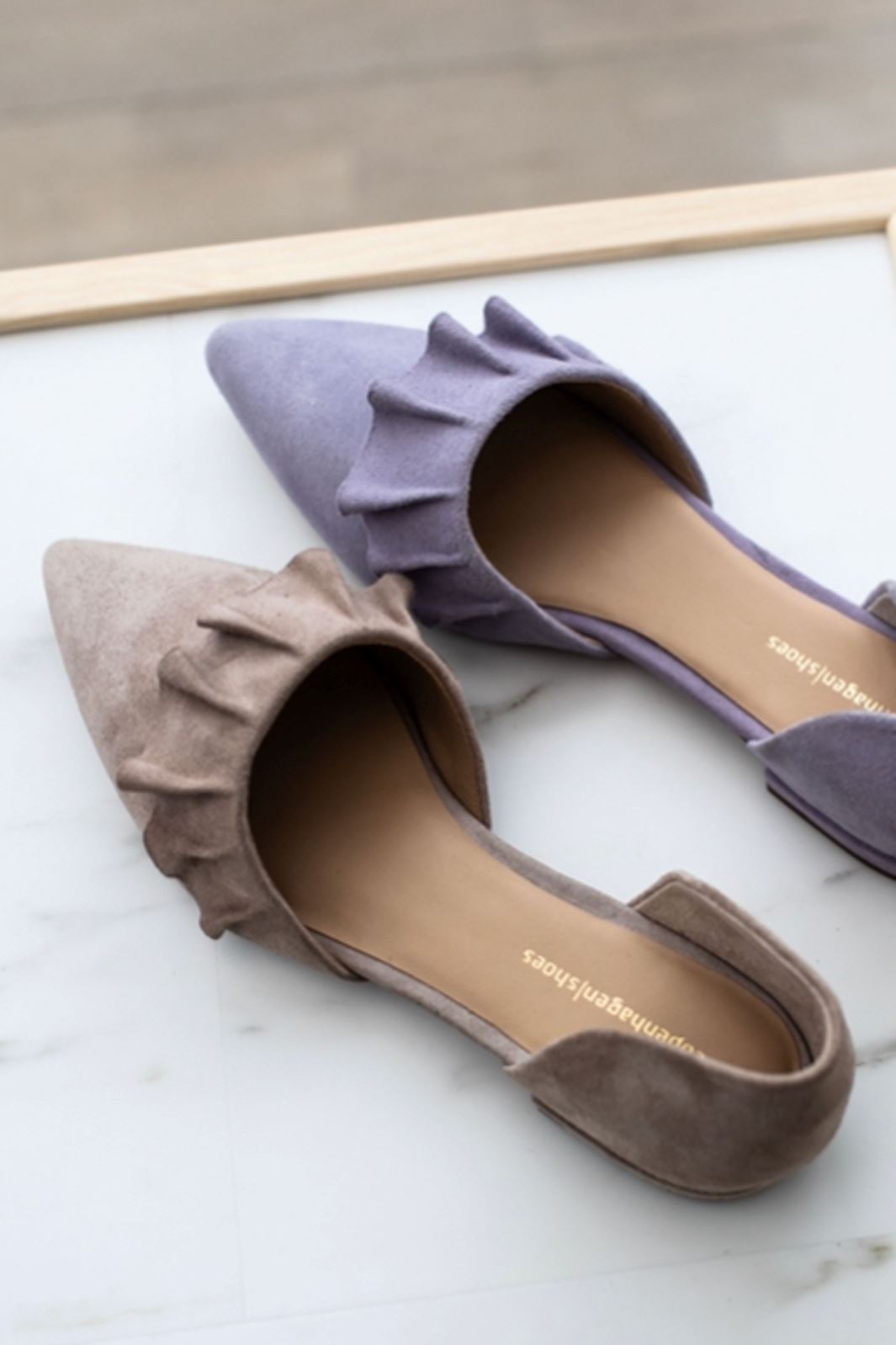 Forudbestilling Copenhagen Shoes - New Romance - 0002 Beige (Marts/April) Ballerinaer
