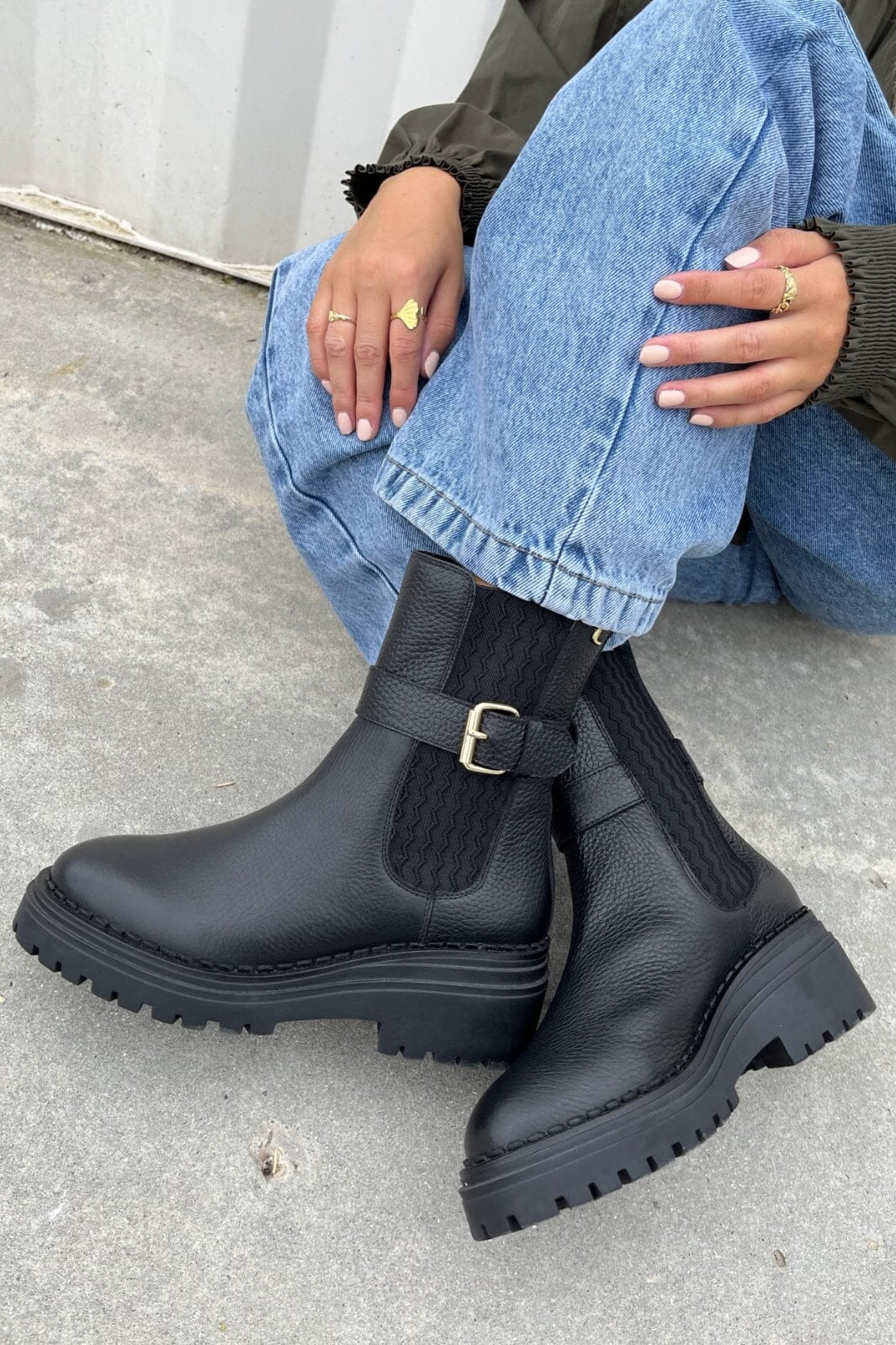 Forudbestilling - Copenhagen Shoes - The Look Boot - 0001 Black Støvler