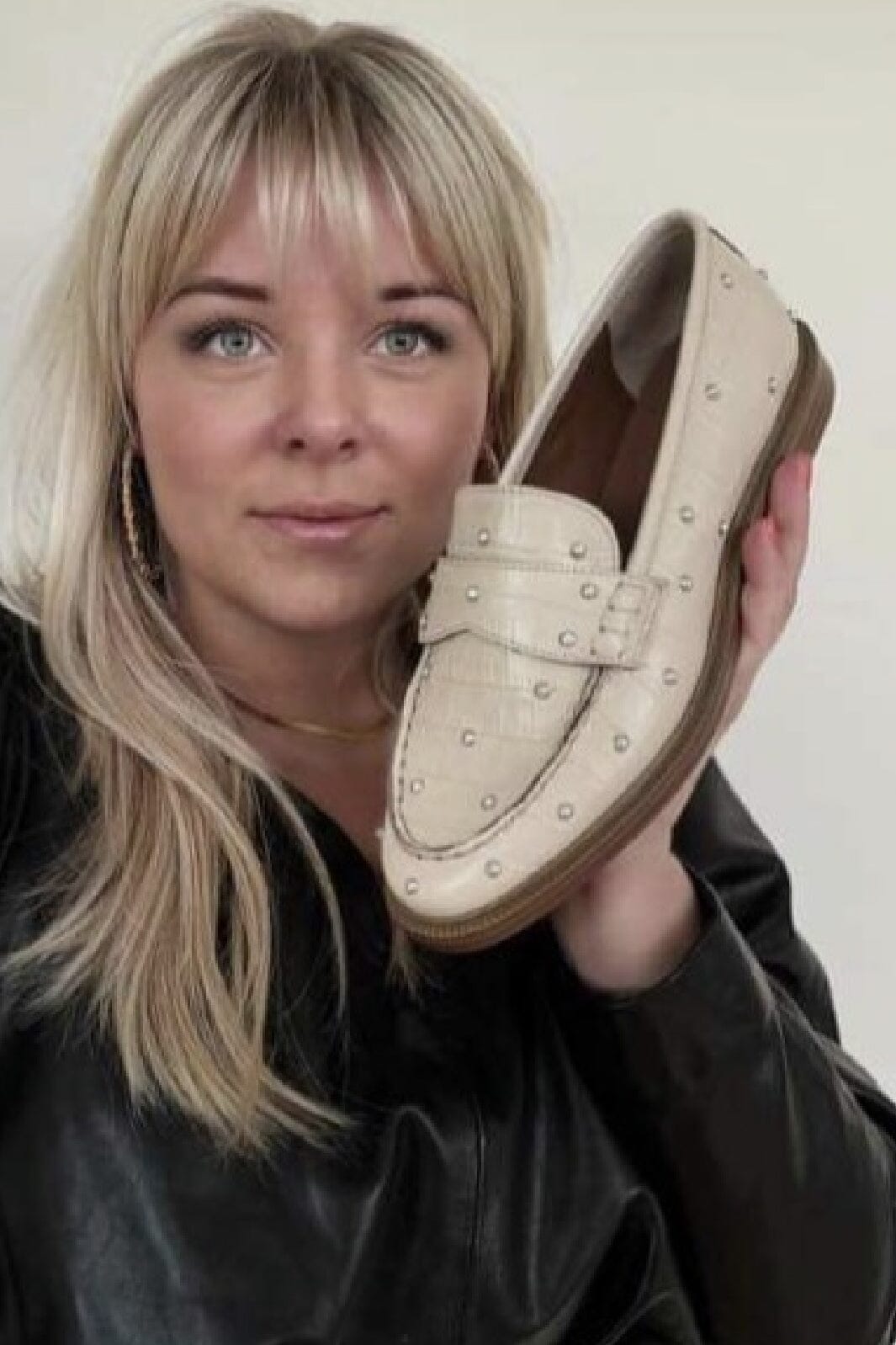 Forudbestilling - Copenhagen Shoes - The Pearl Shoe Beige - 00089 Grey Morn (Beige) Loafers