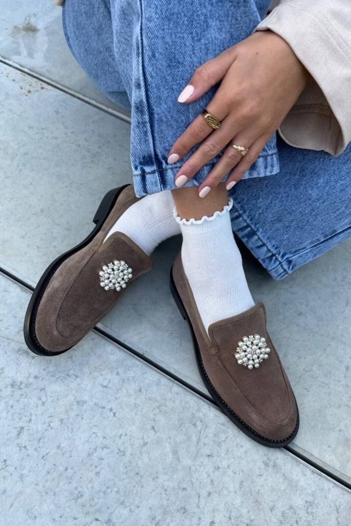 Forudbestilling - Copenhagen Shoes - The Shine Loafer Suede - 025 Tabacco (Dodo) Loafers