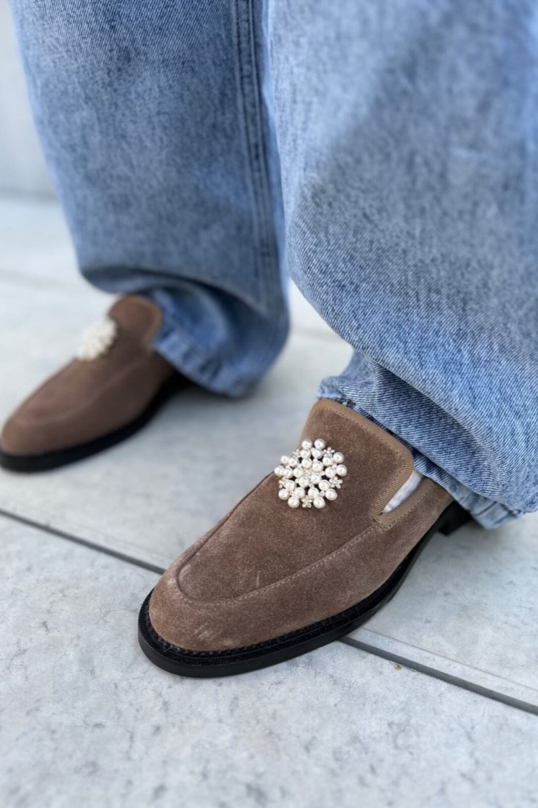 Forudbestilling - Copenhagen Shoes - The Shine Loafer Suede - 025 Tabacco (Dodo) Loafers