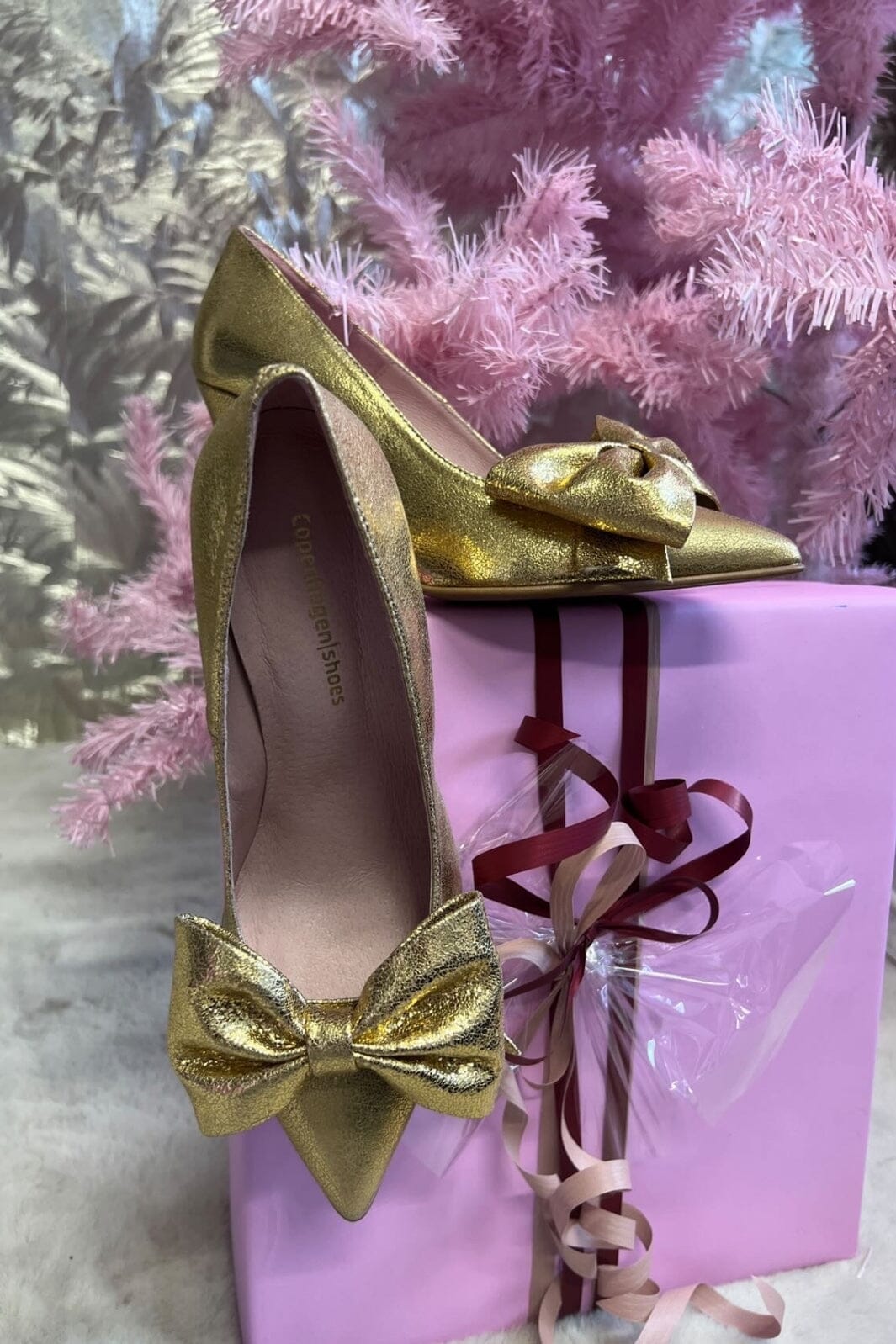 Forudbestilling - Copenhagen Shoes X Molly&My - New Maite Gold - Gold Metallic (December) Stiletter