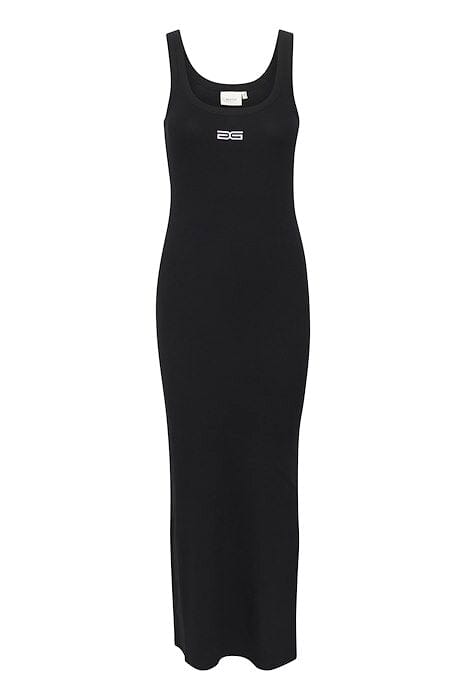 Forudbestilling - Gestuz - DrewGZ sl logo dress - Black Kjoler