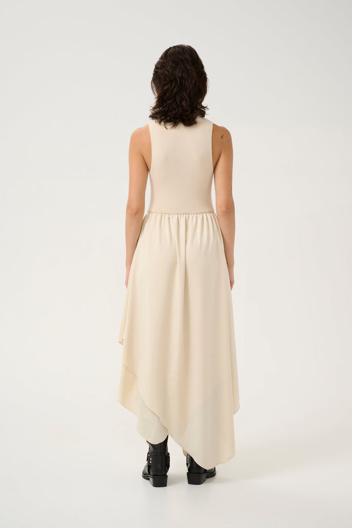 Forudbestilling - Gestuz - Gzsama Sl Dress - 130905 Birch Kjoler