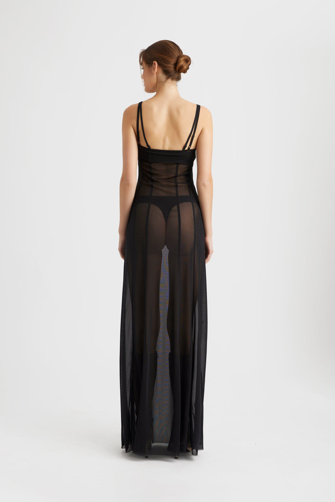 Forudbestilling - Gestuz - MessiGZ maxi dress - Black Kjoler