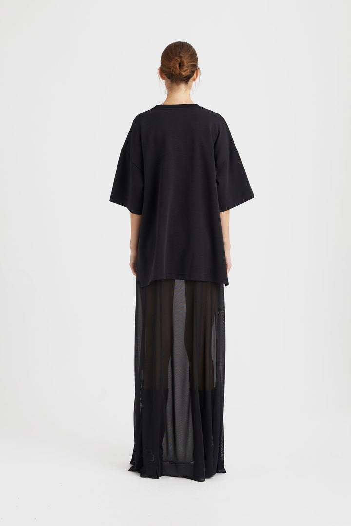 Forudbestilling - Gestuz - MessiGZ maxi dress - Black Kjoler