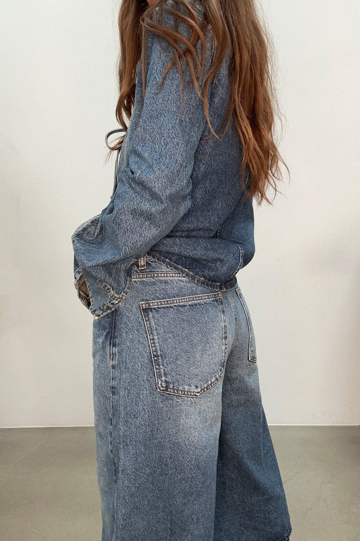 Forudbestilling - Global Funk - Talina L-G 73500434 - P60 Mud Stone Wash Bukser