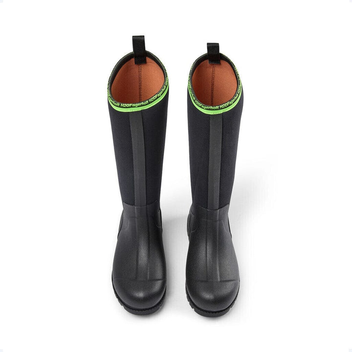 Forudbestilling - H2O Fagerholt - High Raining Or Not - 3500 Black Gummistøvler