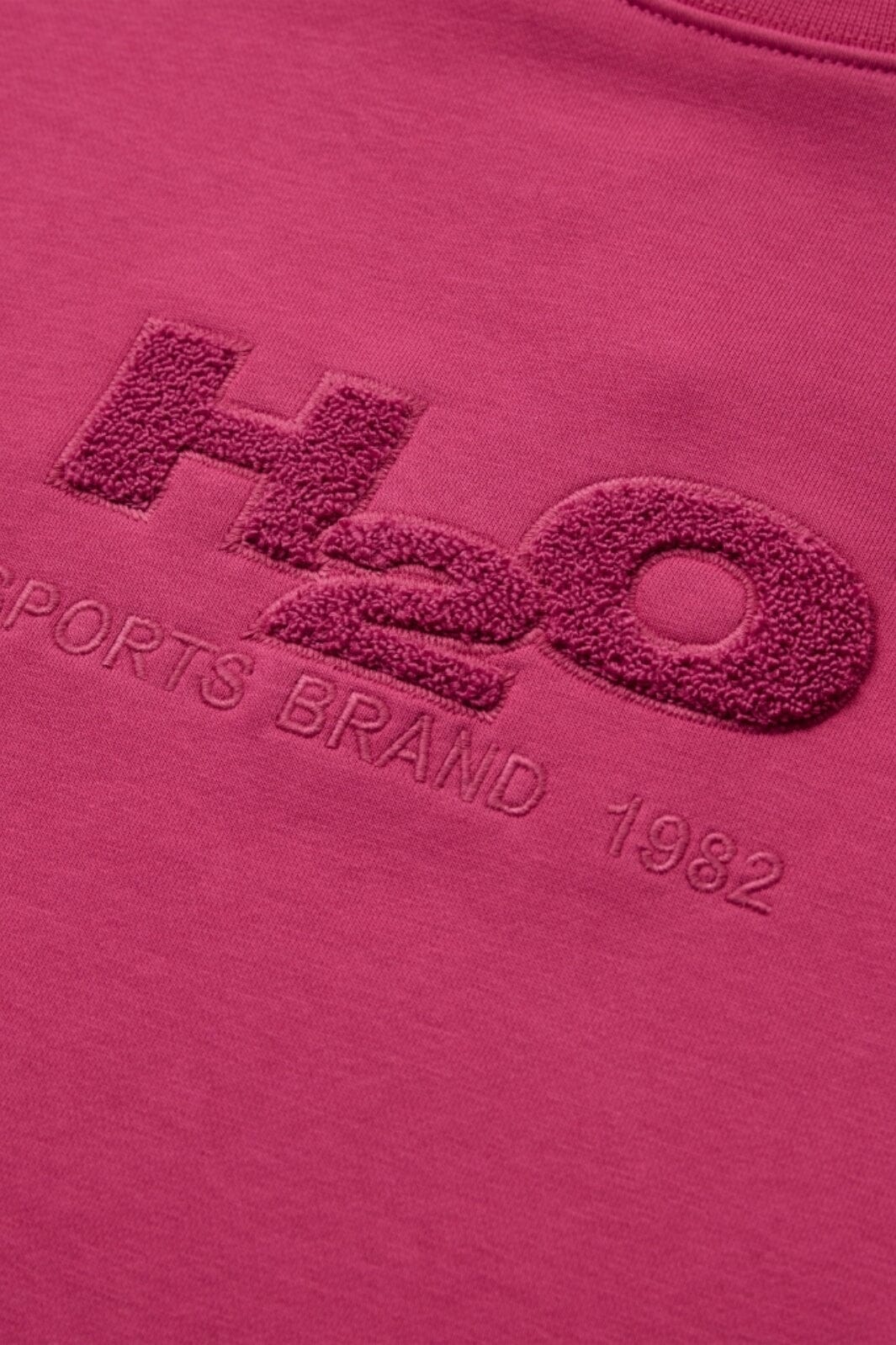H2O - Logo Sweat O'Neck 100955-S - 2071 - Wild Pink
