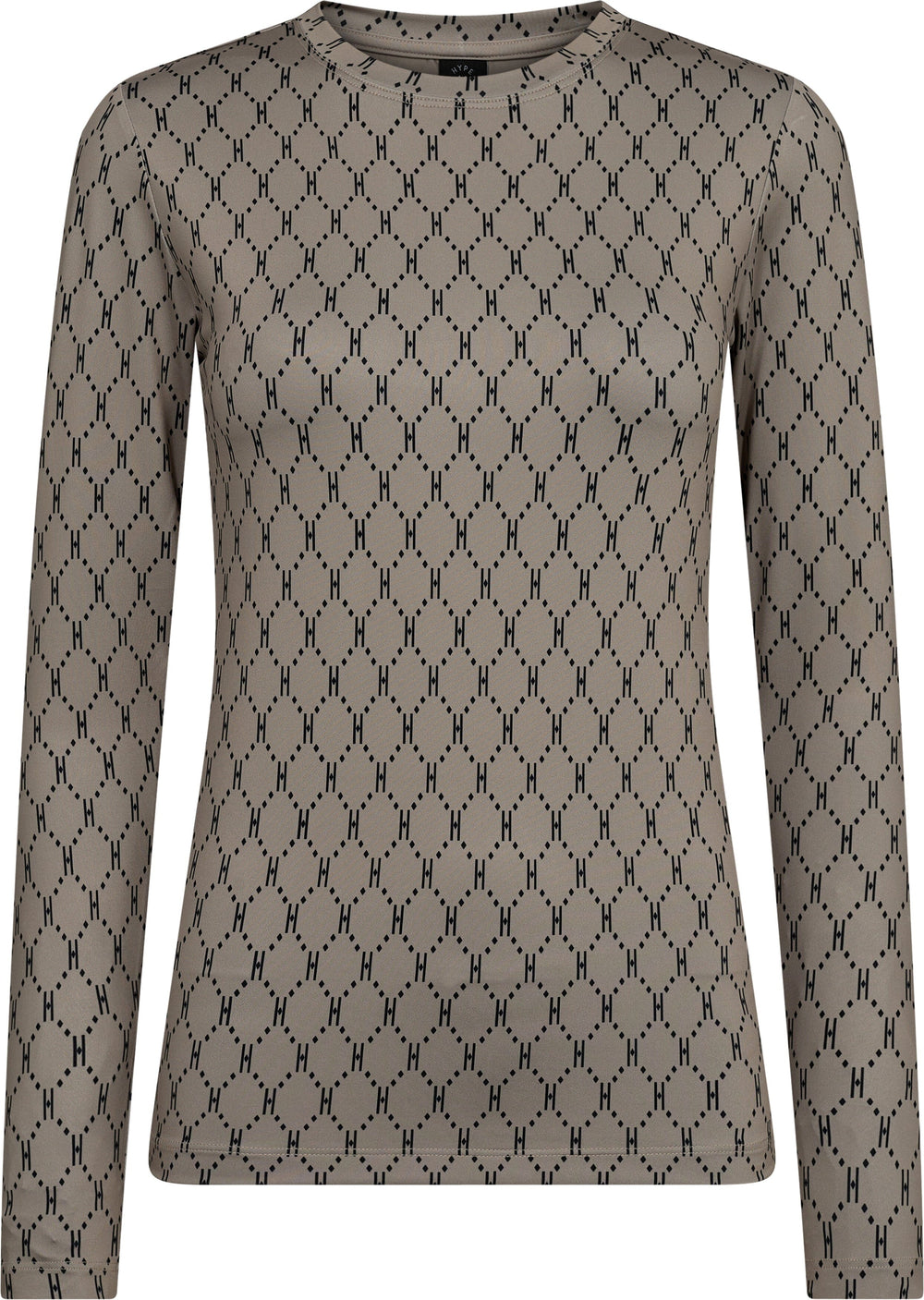 Forudbestilling - Hype The Detail - Printed Blouse 200-14 - 45 - Sand Bluser