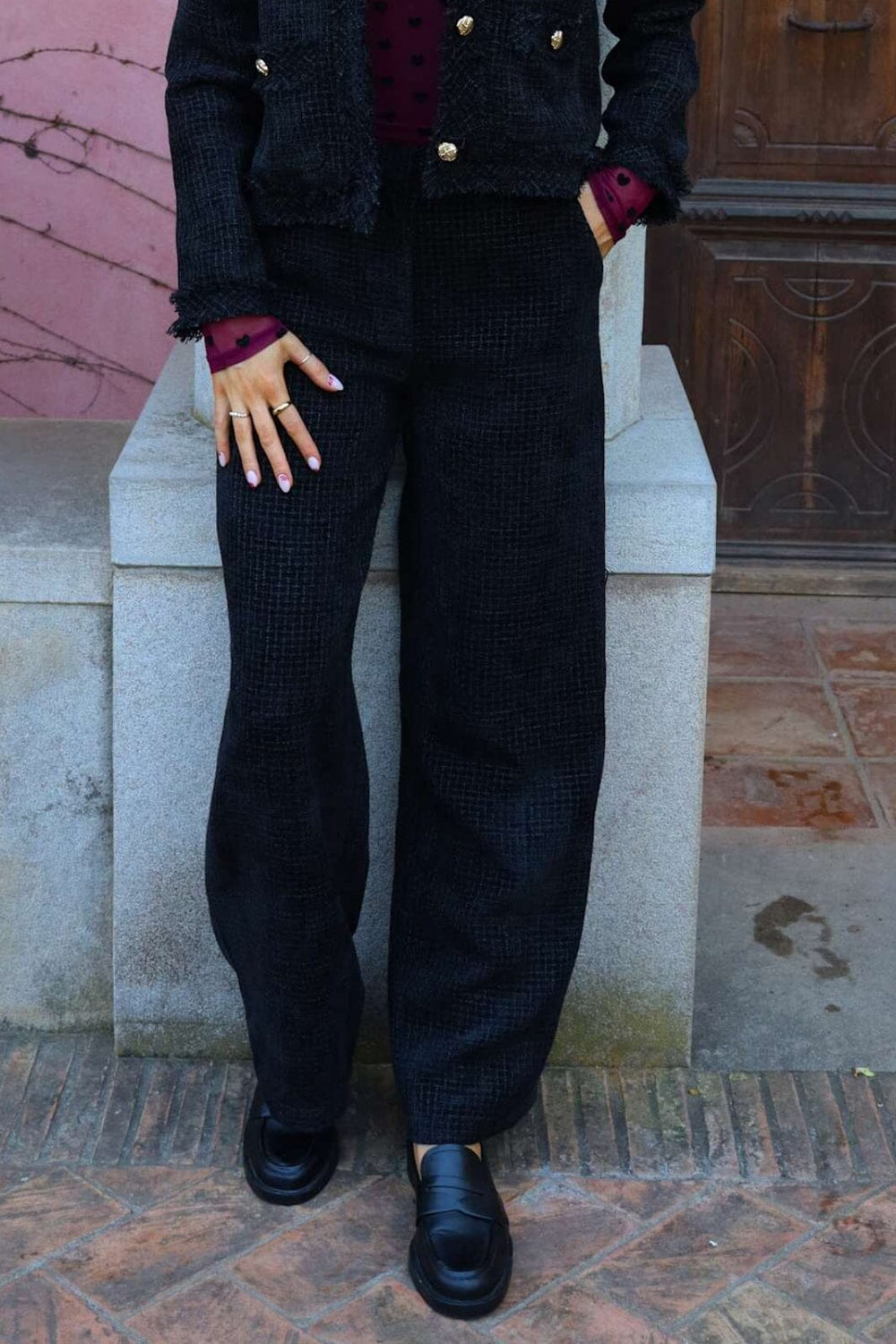 Forudbestilling - Liberte - Coco Wide Pants 22245 - Black