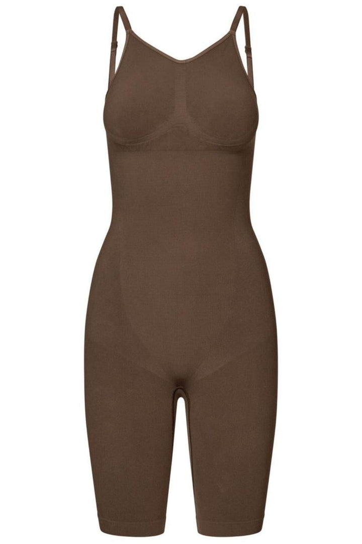 Forudbestilling - Lykkeland Ateliér - Contour Shapewear Bodysuit - Chocolate Undertøj