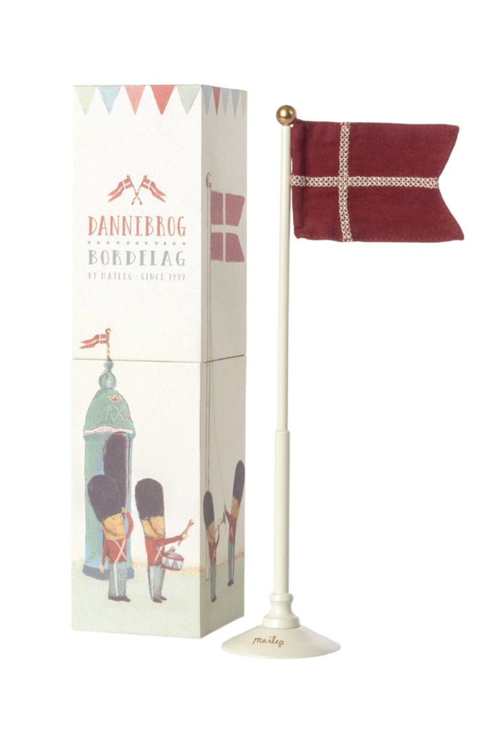 Forudbestilling - Maileg - Dannebrog, Bordflag Legetøj