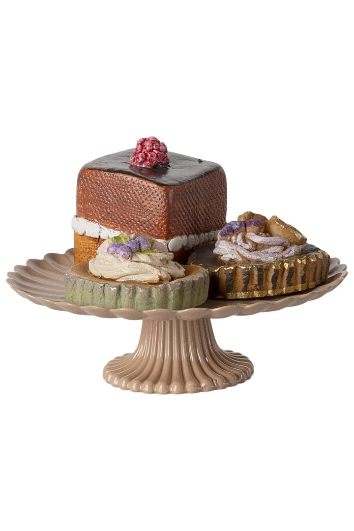 Forudbestilling - Maileg - Kager Og Kagefad, Mini Legetøj