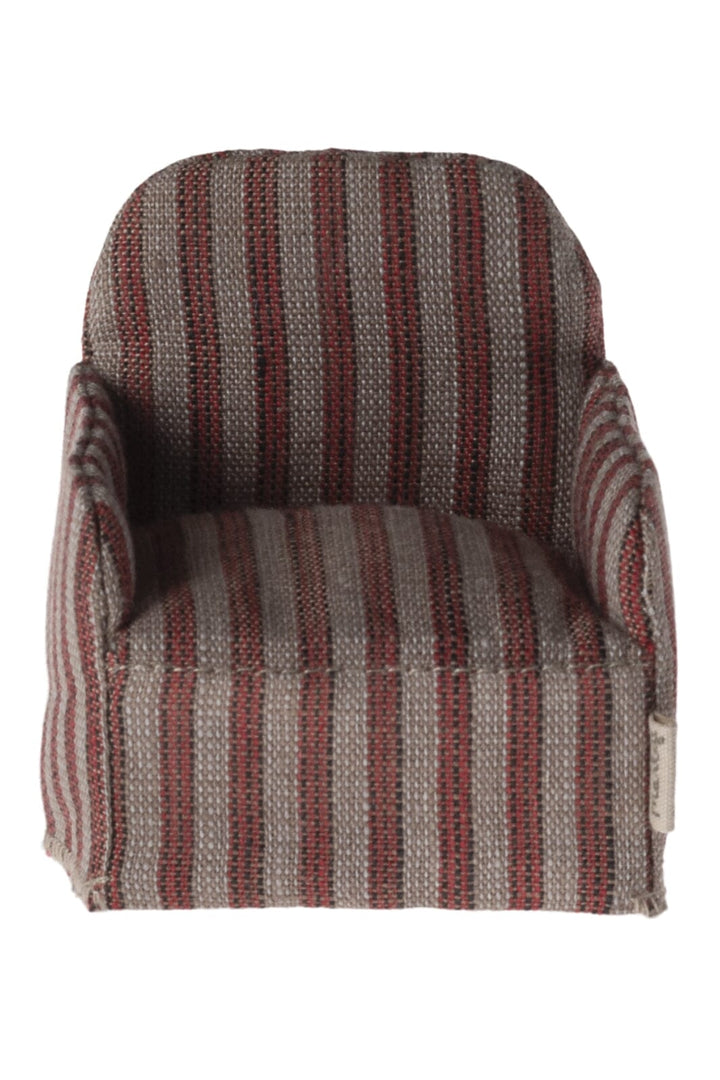 Forudbestilling - Maileg - Lænestol, Mus - Strib Legetøj