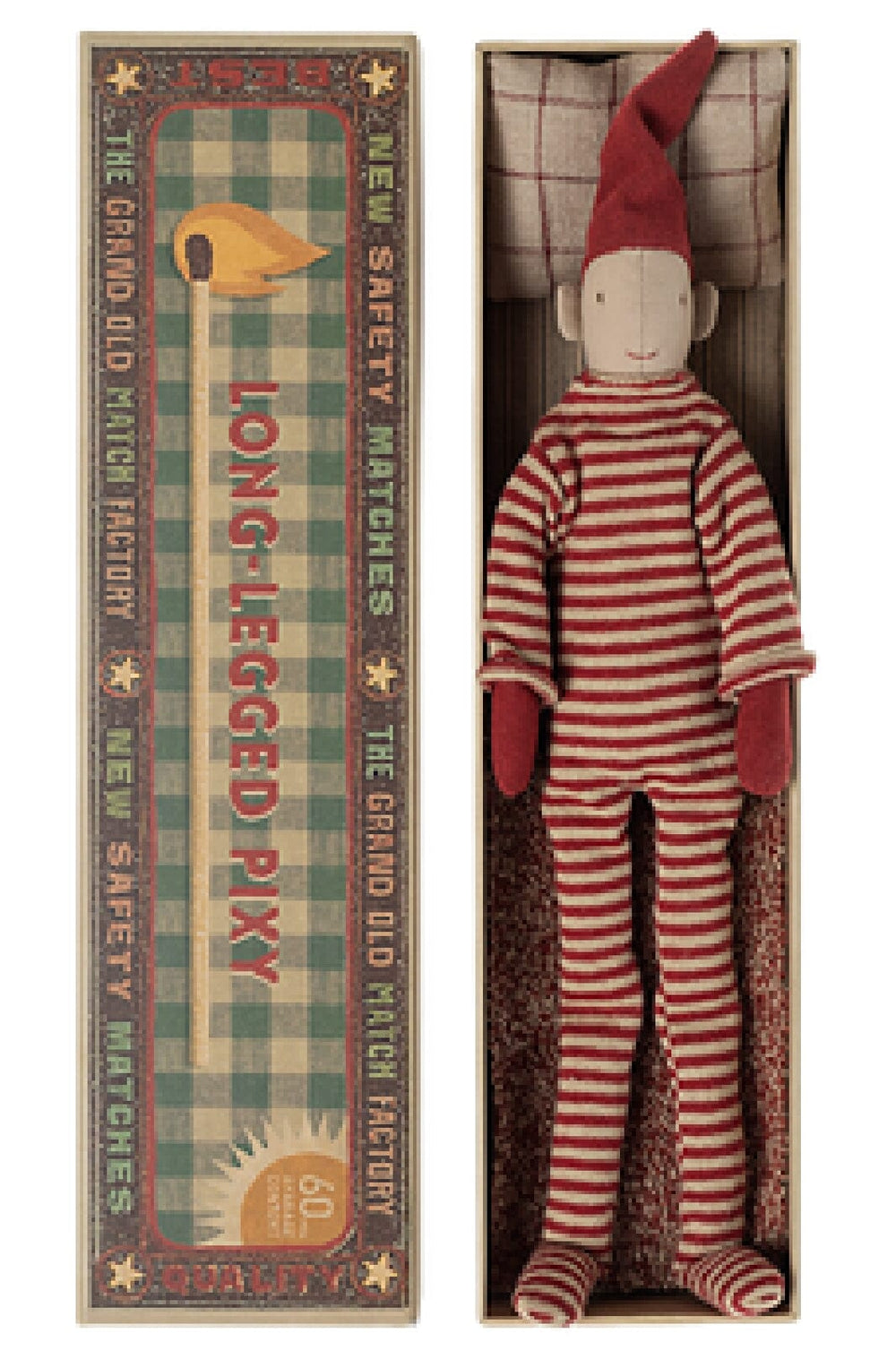 Forudbestilling - Maileg - Langbenet Nisse I Tændstikæske, Lille Jul