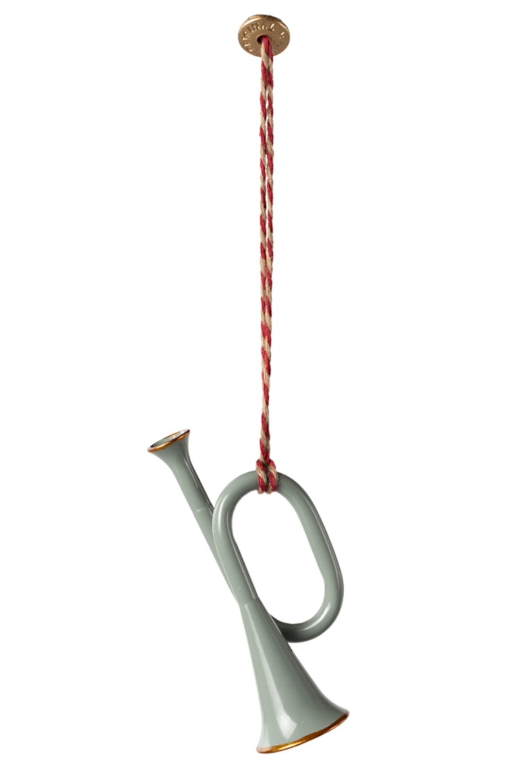 Forudbestilling - Maileg - Metalophæng, Trompet - Mint Jul