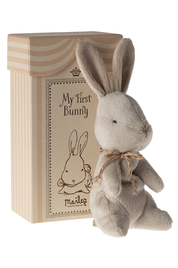 Forudbestilling - Maileg - Min Første Kanin - Råhvid Legetøj
