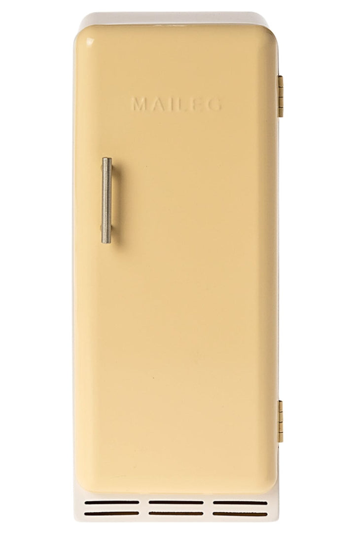 Forudbestilling - Maileg - Miniature Køleskab - Gul Legetøj