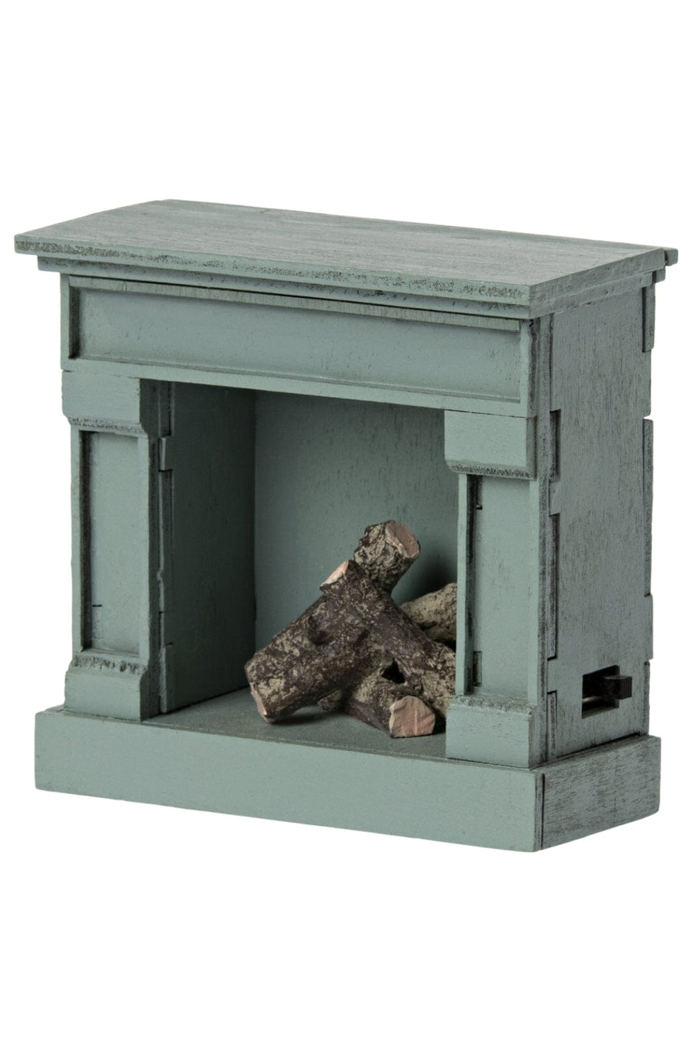 Forudbestilling - Maileg - Pejs, Mus - Blå Jul