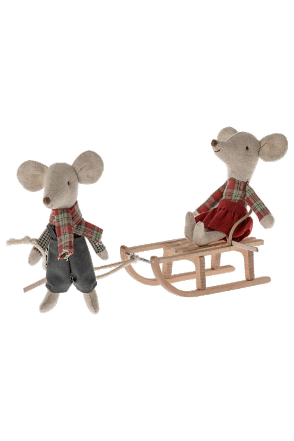 Forudbestilling - Maileg - Slæde, Mus Jul