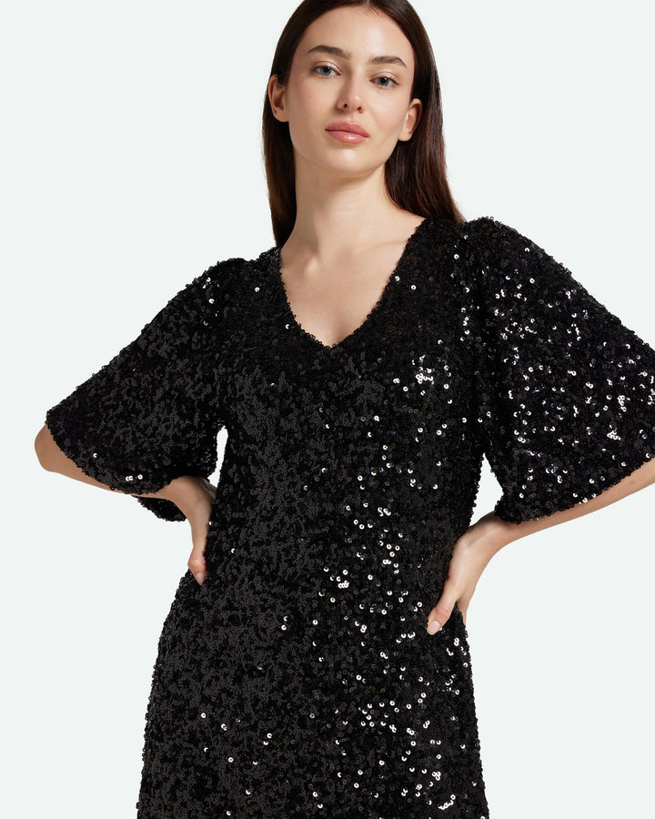 Forudbestilling - Moves - Manalina 3905 - 999 Black Kjoler