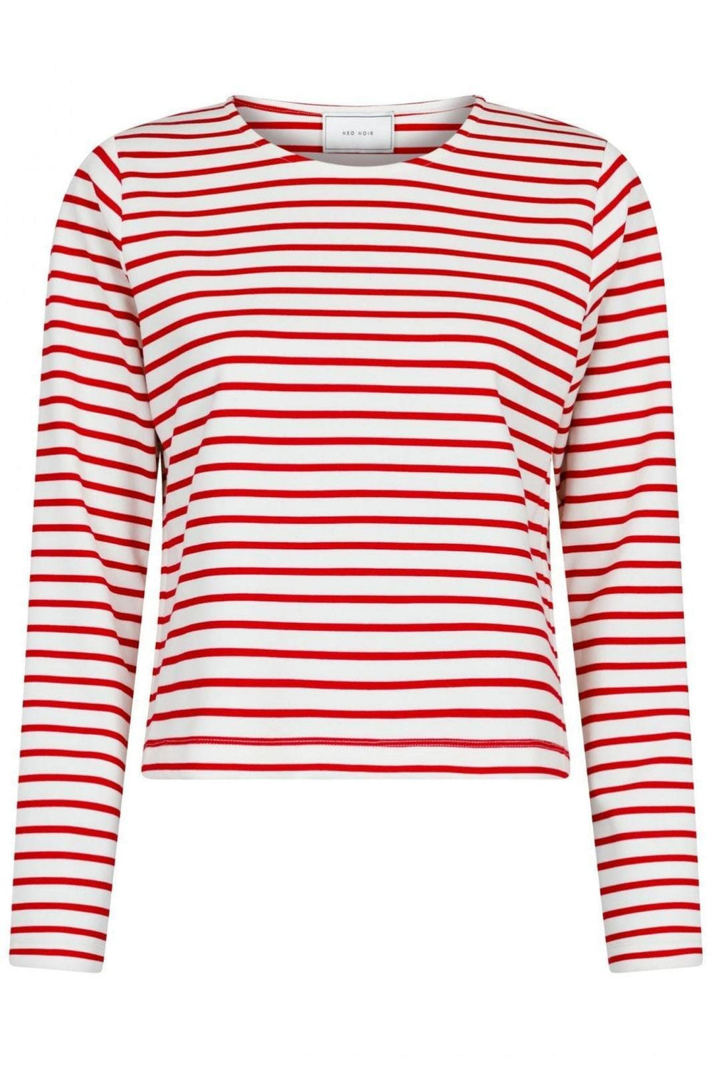 Forudbestilling - Neo Noir - Claudio Stripe Blouse - Red Bluser