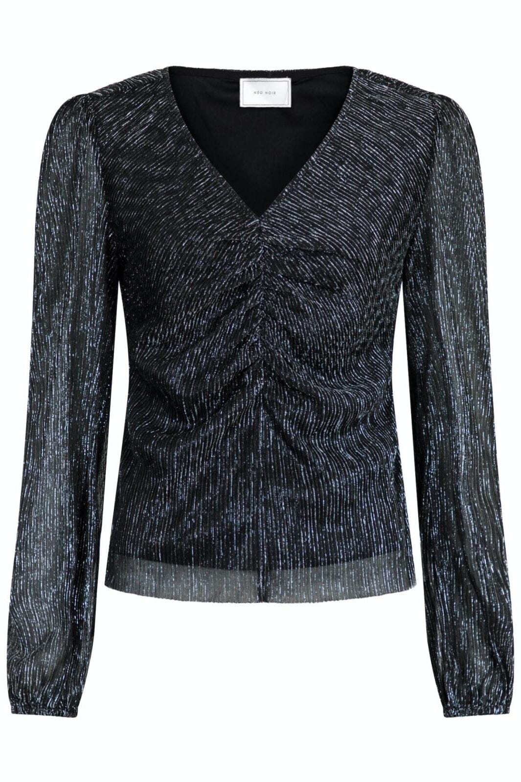Forudbestilling - Neo Noir - Ralph Glitz Blouse - Silver Bluser
