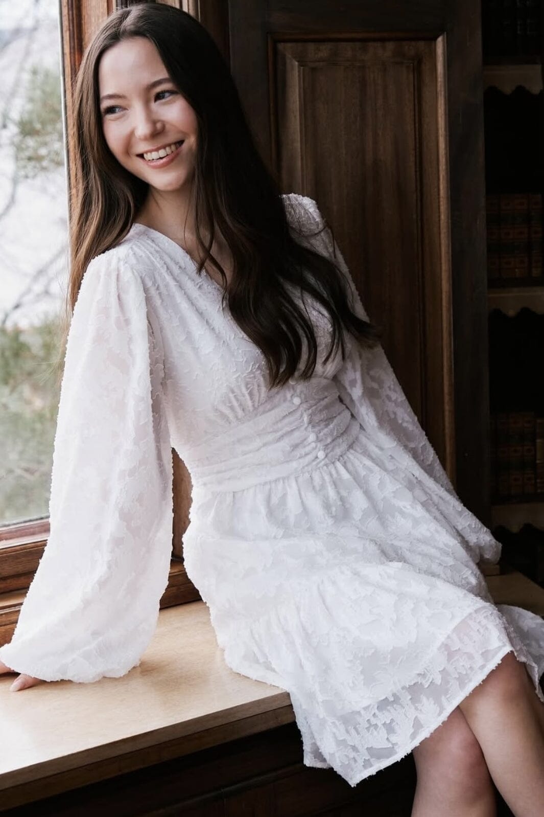 Forudbestilling - Neo Noir - Rihana Burnout Dress 163890 - 120 - White Kjoler