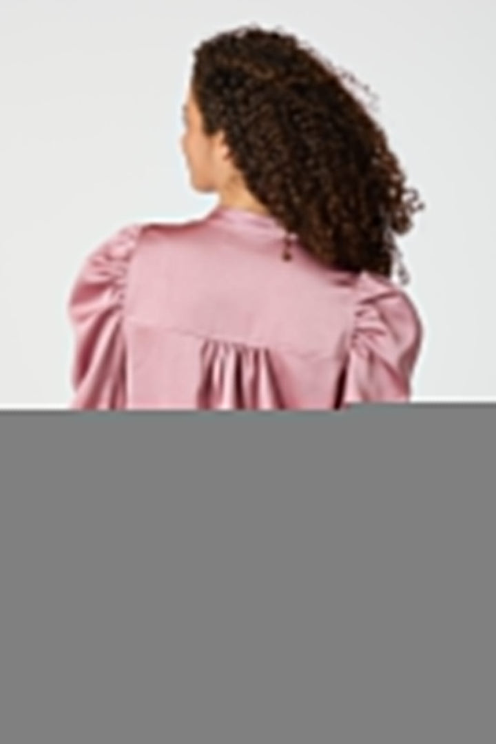 Neo Noir - Roella Heavy Sateen Blouse 162590 - 823 - Evening Rose