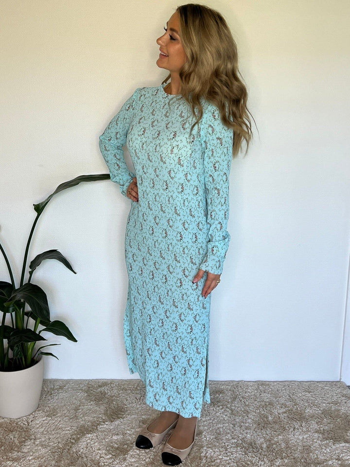 Forudbestilling - Neo Noir - Vogue Starling Dress 165874 - 146 - Turquoise Kjoler
