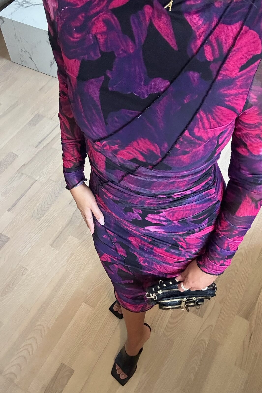 Forudbestilling - Noella - Sutton Dress L/S X Molly&My 10352066 - 333 Pink Flower Kjoler